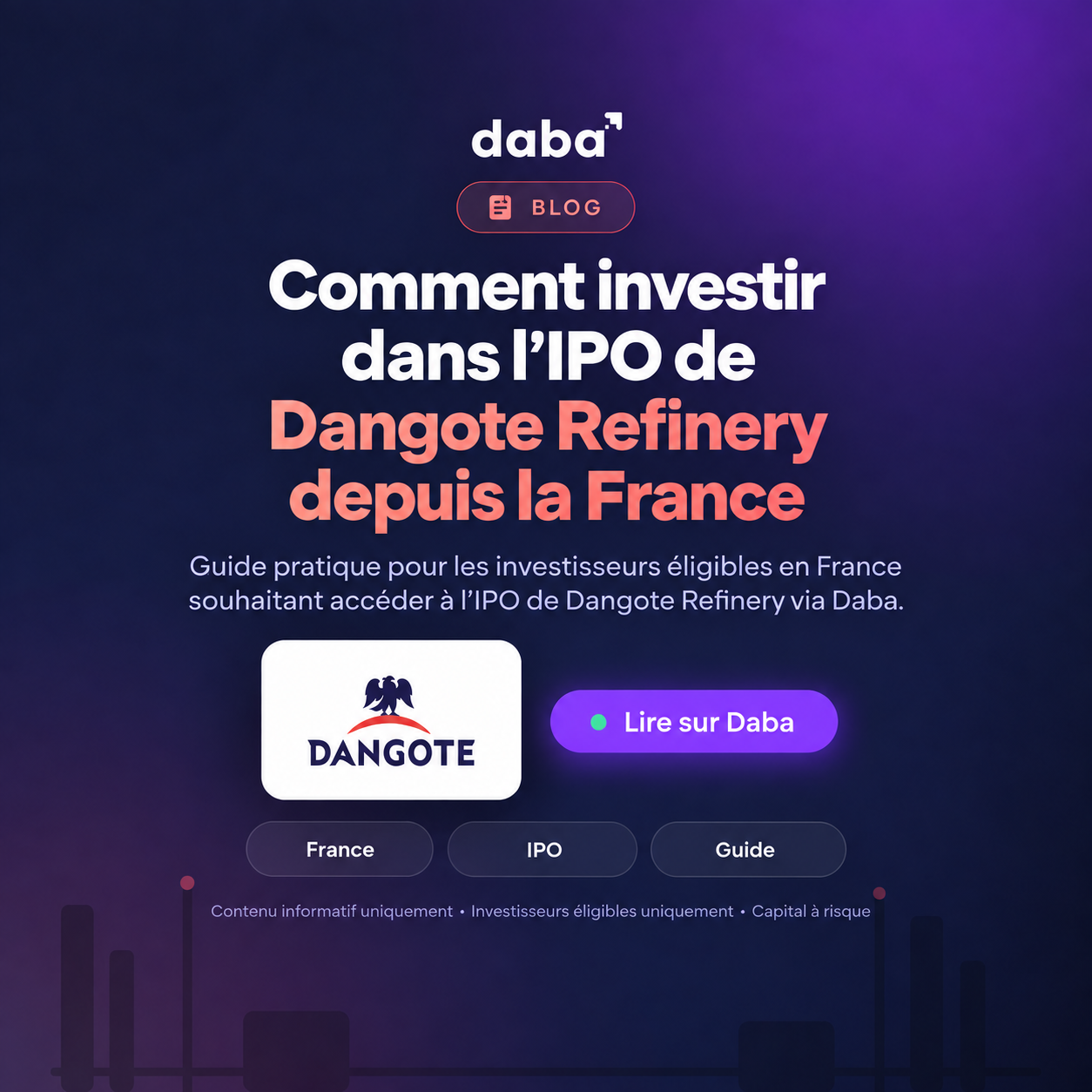 Daba finance investissez dans l'Afrique
